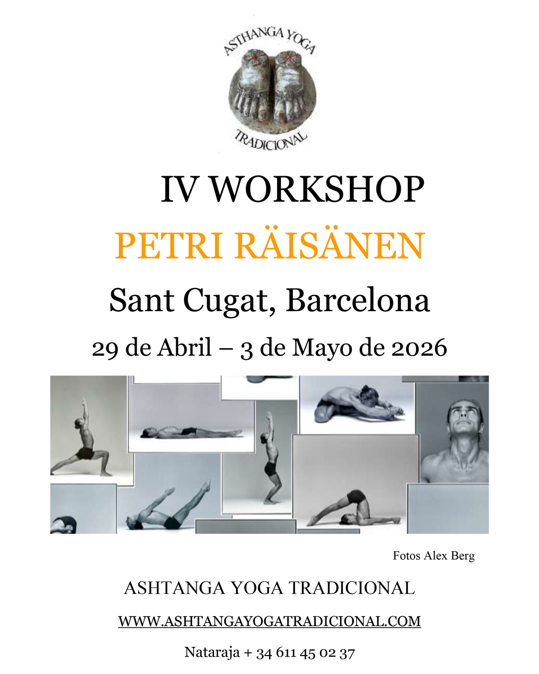 Seminario con Petri Raïsänen 29 de abril – 3 de mayo 2026